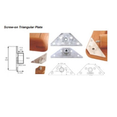 KEA Screw-on Triangular Plate,