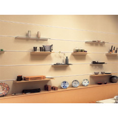 LEVEL ADJUSTABLE WALL SHELVING SYSTEM, VT-DS-A1820