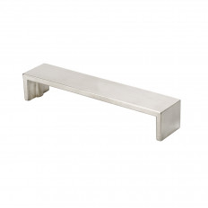LARGE BROAD FLAT BENCH PULL STAINLESS STEEL LOOK