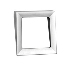 ZP0046-1, Dharma Handle Centers 1 7/8"Polished Chrome