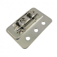 CLIP mounting plate, horizontal (32 mm), 0 mm, steel, screw-on, HA: cam, right+left, 175H3F00