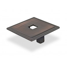 SMALL SQUARE WITH HOLE VENETIAN BRONZE