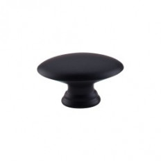 Oval Knob 1 1/2" - Flat Black