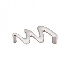 Squiggly Pull 3 3/4" (c-c) - Brushed Satin Nickel