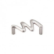 Squiggly Pull 2 1/2" (c-c) - Brushed Satin Nickel