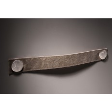 ZP1294-102, Garage Handle Centers 13 7/8"Brown Leather
