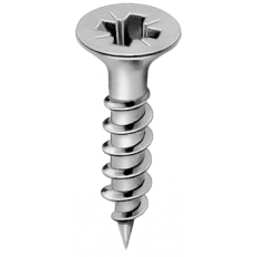 Wood screws, counter sunk head, Ø3.5 mm, nominal length: 16 mm, 606N